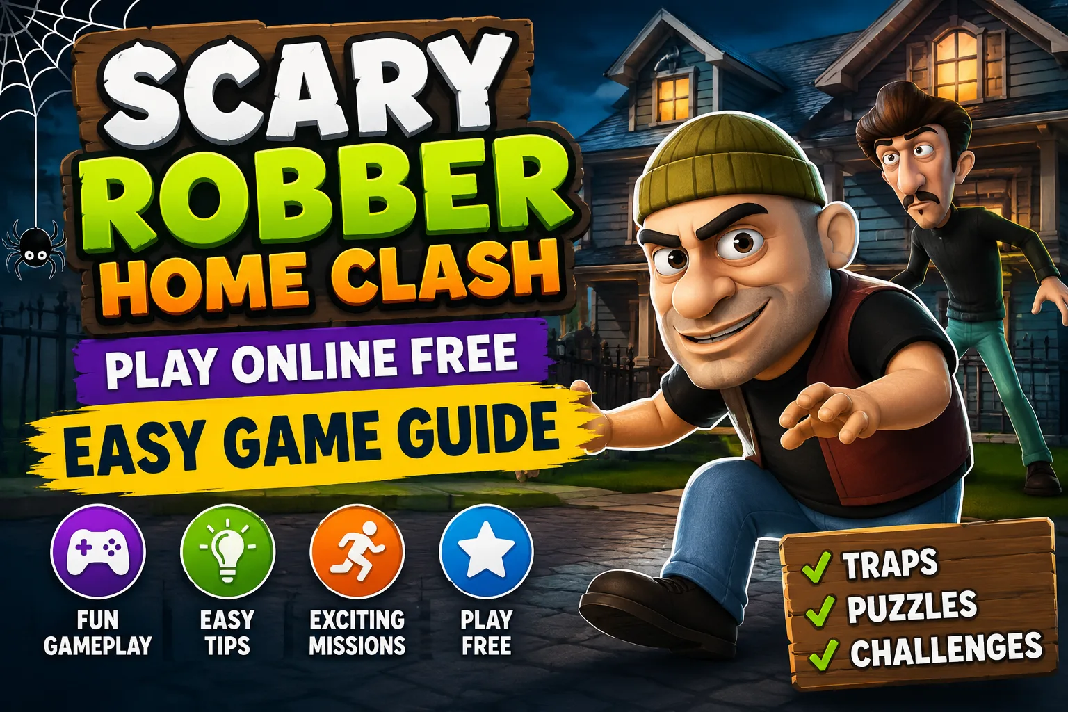 Scary Robber Home Clash – Play Online Free Easy Game Guide
